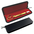 Black Presentation Cases for 15" Gold Ceremonial Ribbon Cutting Scissors